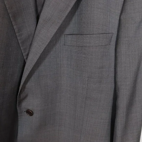 ERMENEGLIDO ZEGNA Wool Traveler Cloth Two Button Blazer Saks Fifth Avenue 46R - Picture 2 of 12